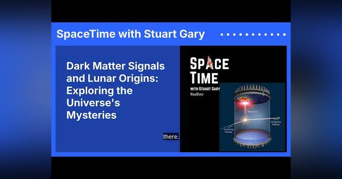 Dark Matter Signals and Lunar Origins: Exploring the Universe’s Mysteries