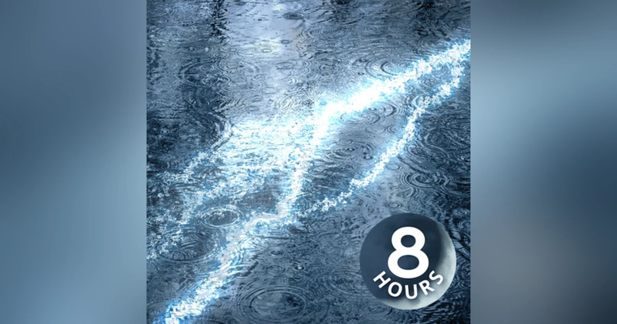 Rain Sounds and Thunder for Sleeping 8 Hours | White Noise Thunderstorm for Sleep
