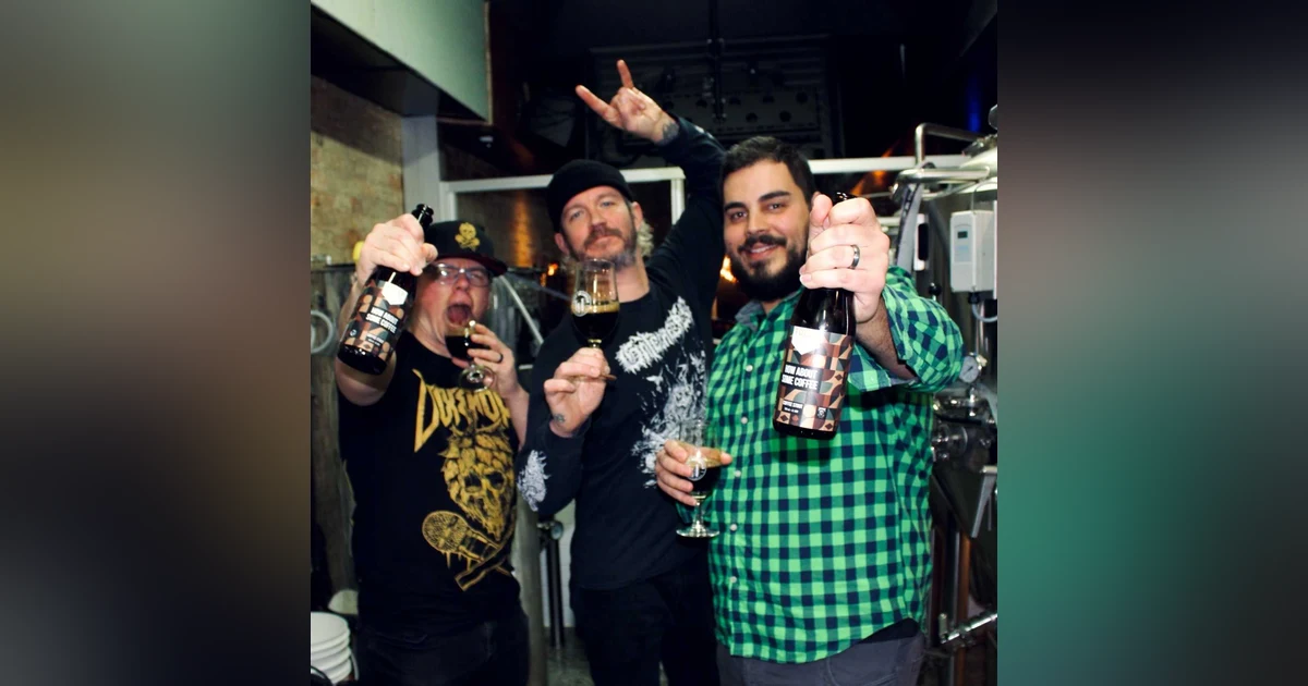 Meet Me For Coffee x Vox&Hops Podcast live broadcast from Folly Brewpub in Toronto