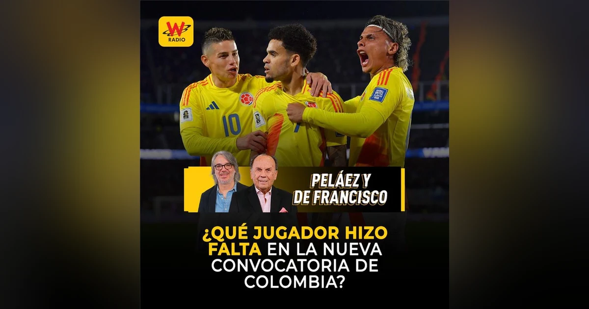 ¿Qué jugador hizo falta en la nueva convocatoria de Colombia?