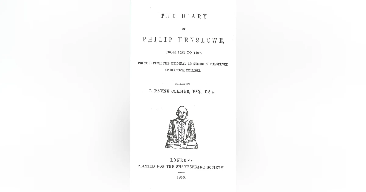 An Introduction to the Diary of Philip Henslowe
