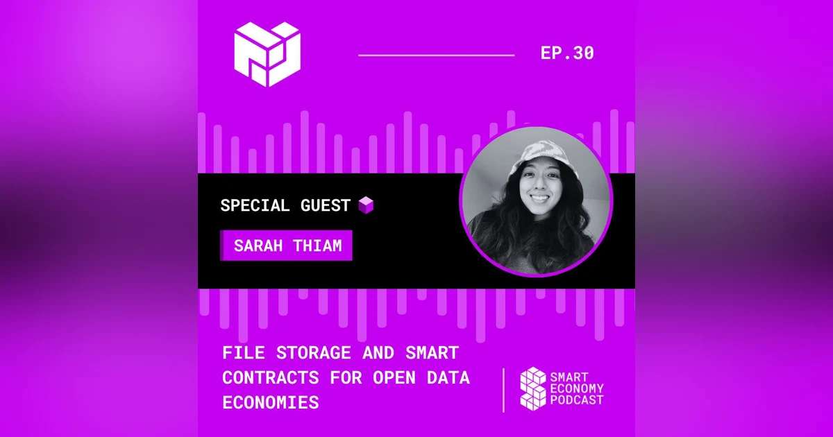 S1E30 - Sarah Thiam - Protocol Labs | File Storage and Smart Contracts for Open Data Economies