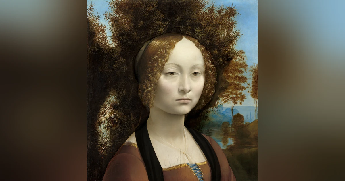 Portrait of Ginevra de' Benci by Leonardo da Vinci