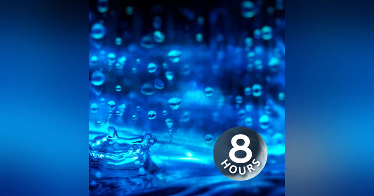 Sleep with Peaceful Rain Sounds 8 Hours | White Noise Storm for Sleeping, Focus