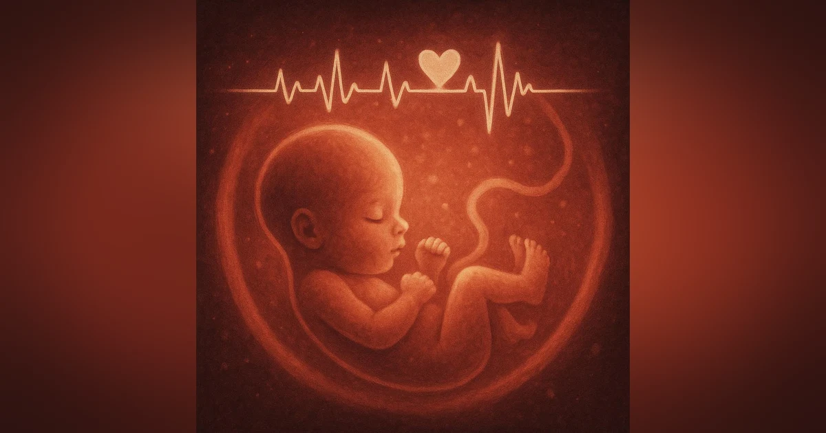 Baby Heartbeat in the Womb | Soothing Prenatal Sounds for Sleep and Bonding