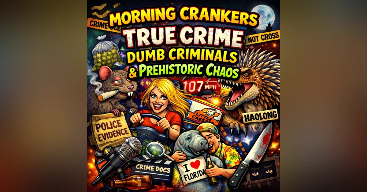 165: True Crime, Dumb Criminals & Prehistoric Chaos