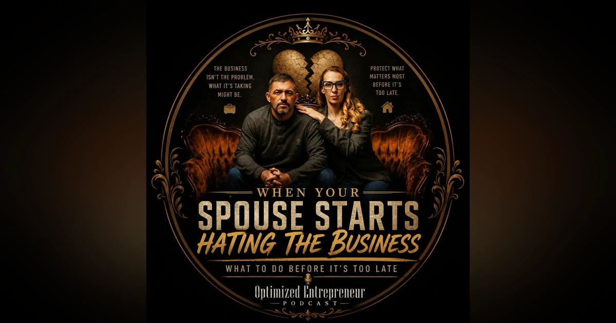 Optimized Entrepreneur When Your Spouse Starts Hating Your Business
