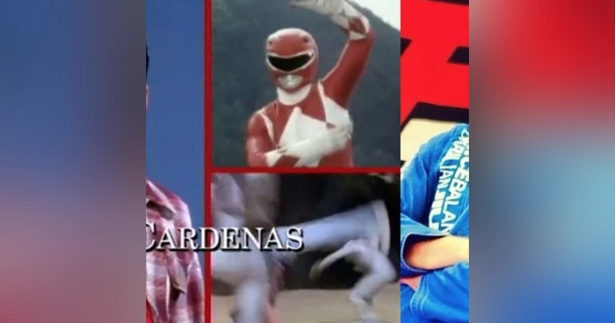 Steve Cardenas Red Power Ranger Rocky Turbo 5h degree degree black belt