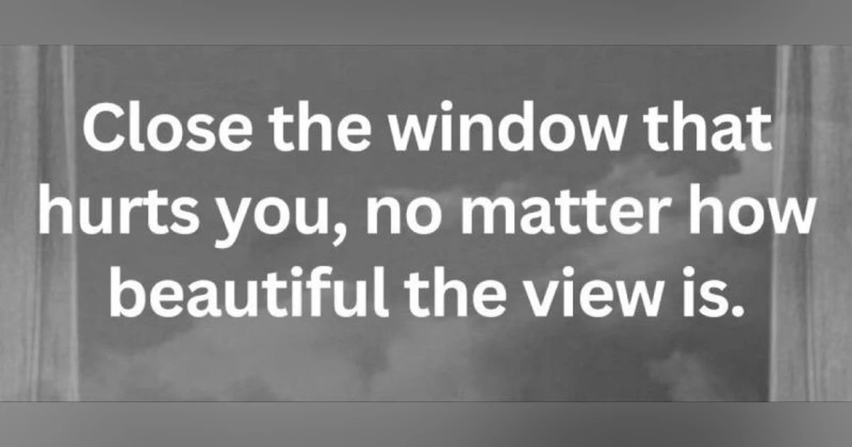 Closing the Window that Hurts You
