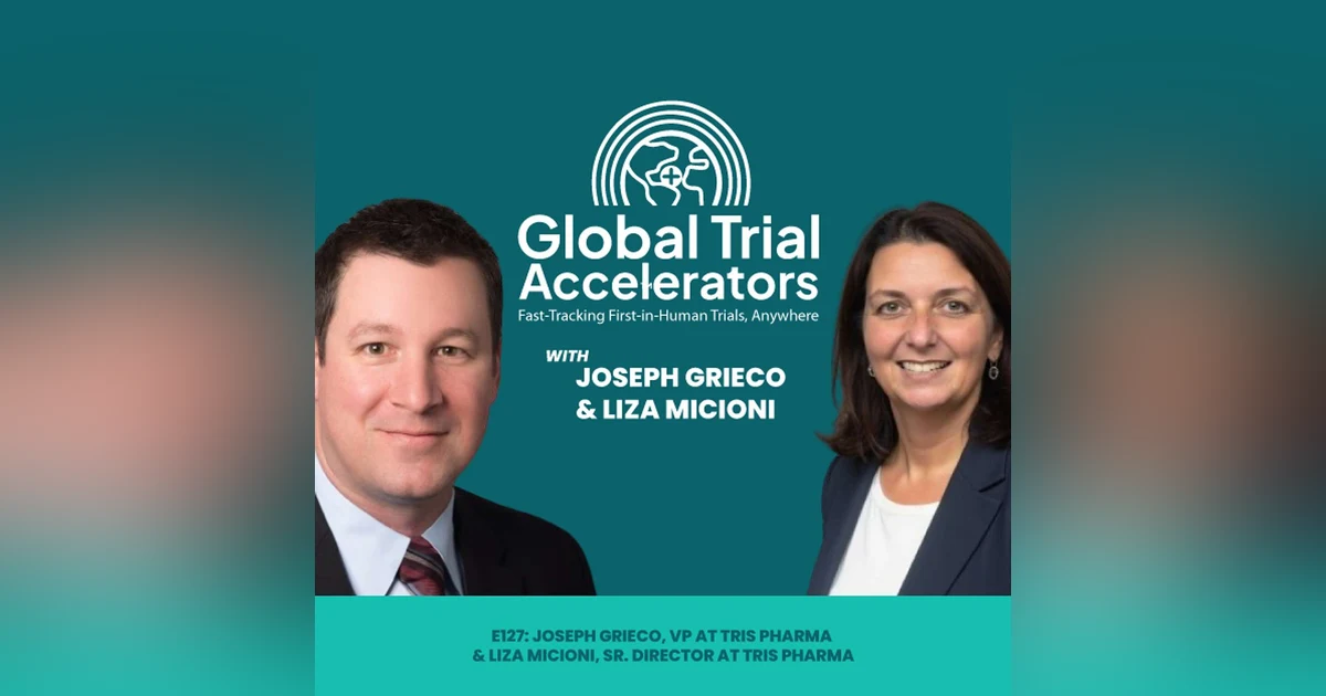Joseph Grieco, VP at Tris Pharma  & Liza Micioni, Sr. Director at Tris Pharma