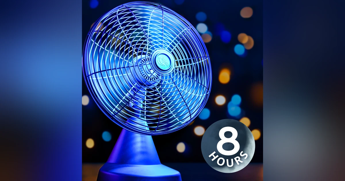 Fan White Noise for Sleep | 8 Hours