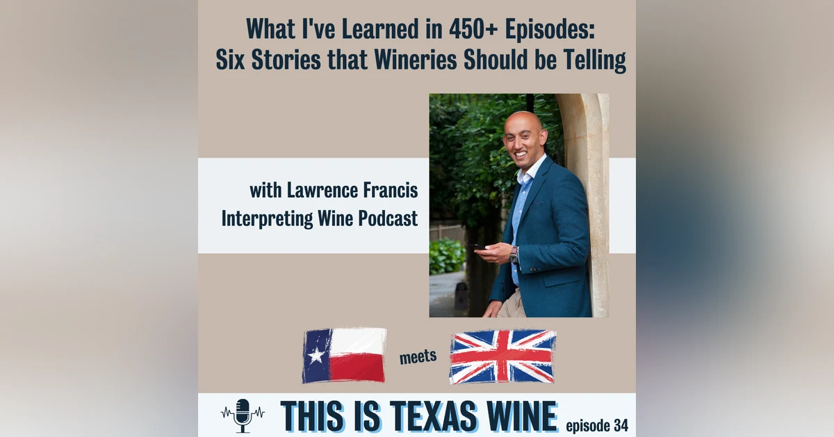 Comparing Notes with Interpreting Wine Podcast's Lawrence Francis
