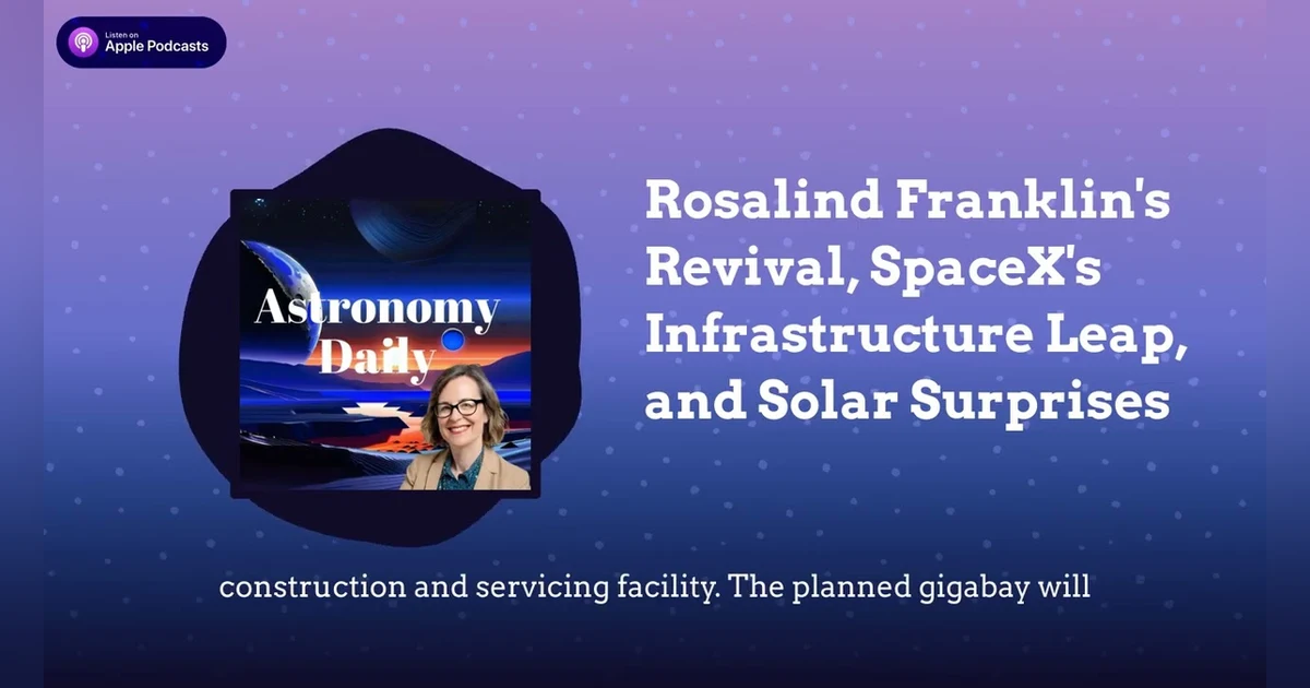 Rosalind Franklin’s Revival, SpaceX’s Infrastructure Leap, and Solar Surprises
