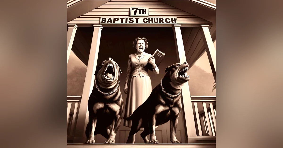 Barking MAD!  Religious Rottweilers!