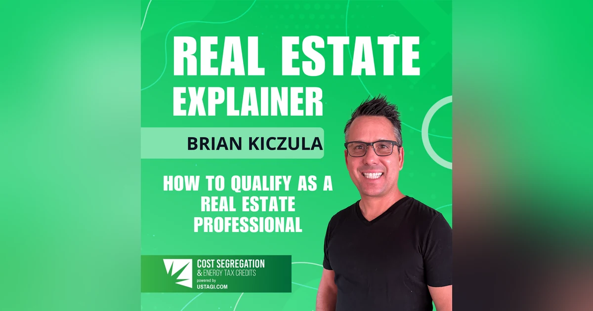 How to qualify as a real estate professional?