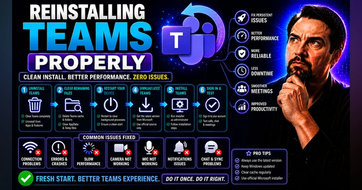image for Complete Guide to Reinstalling Teams Properly