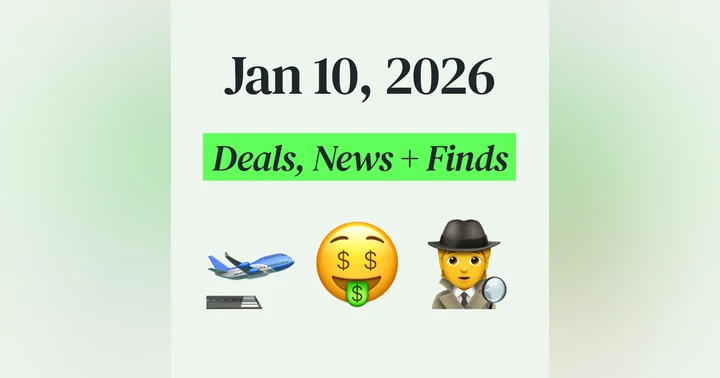 image for 💰 My Top Finds, Latest Deals, and Best Recommendations (1/10/26)