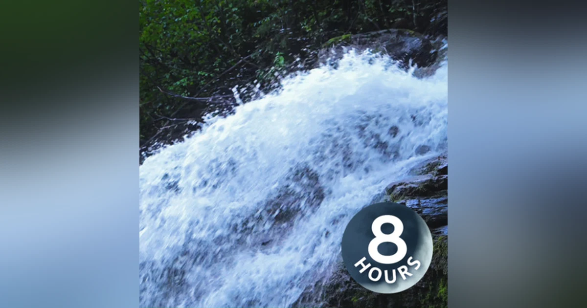 Waterfall White Noise 8 Hours | Sleep, Study, Relax