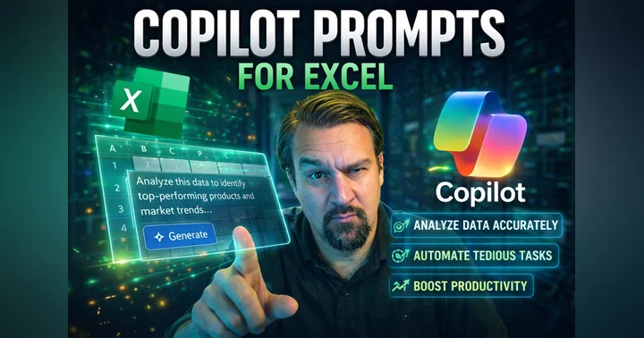 image for Copilot Prompts for Excel: Complete Guide