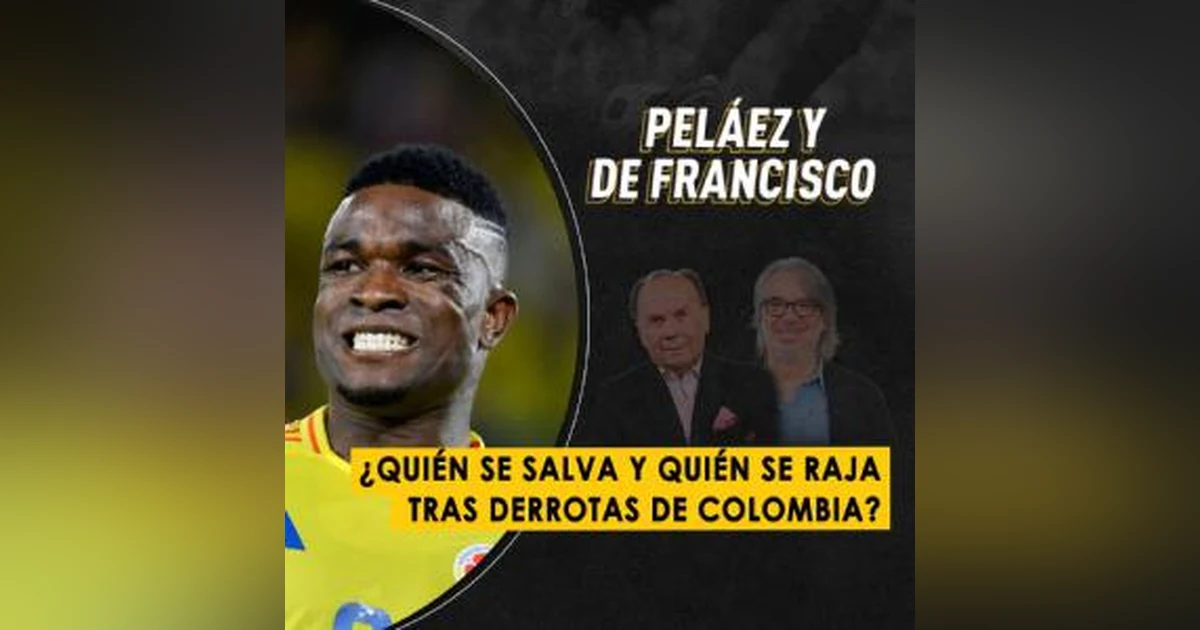¿Quién se salva y quién se raja tras derrotas de Colombia?