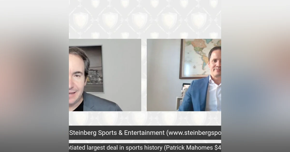 Chris Cabott, CEO Steinberg Sports and Entertainment $650Million in contracts, negotiated largest 450Million deal in sports history