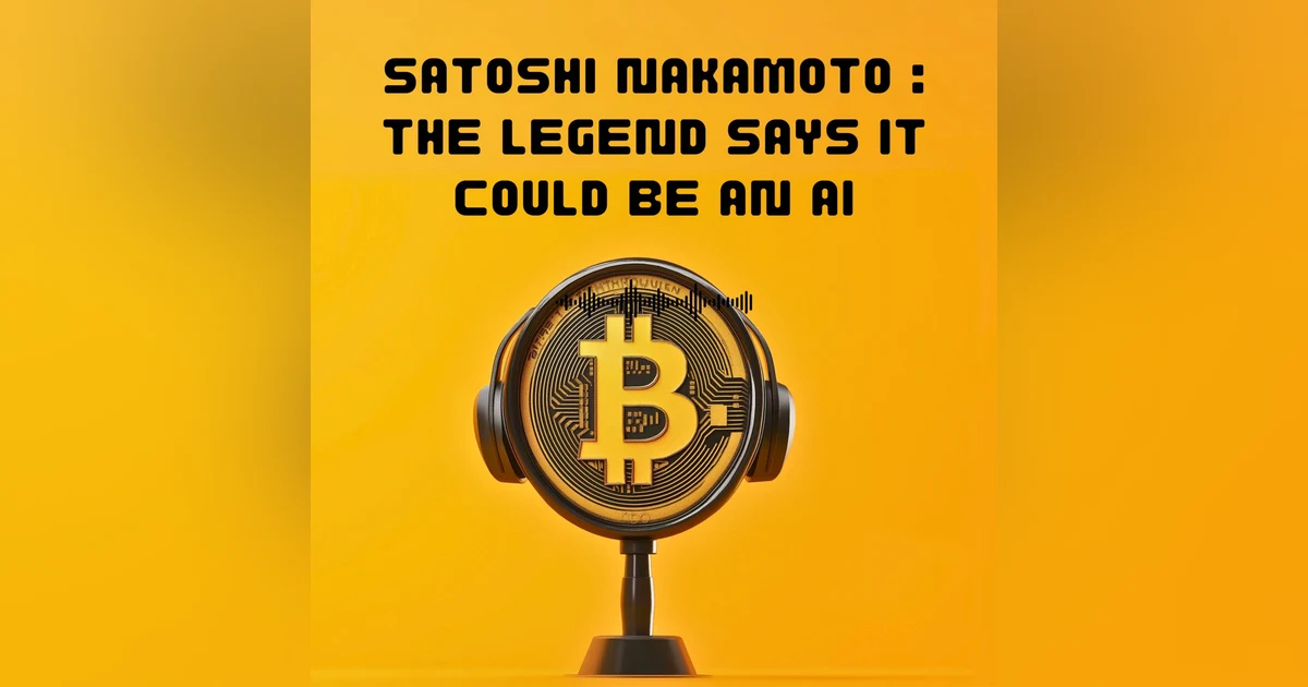 #38. Satoshi Nakamoto could Be an AI ?