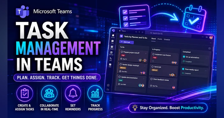 image for Task Management In Microsoft Teams Guide