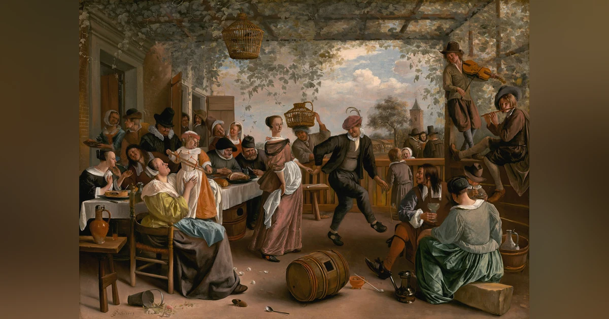 The Dancing Couple by Jan Steen
