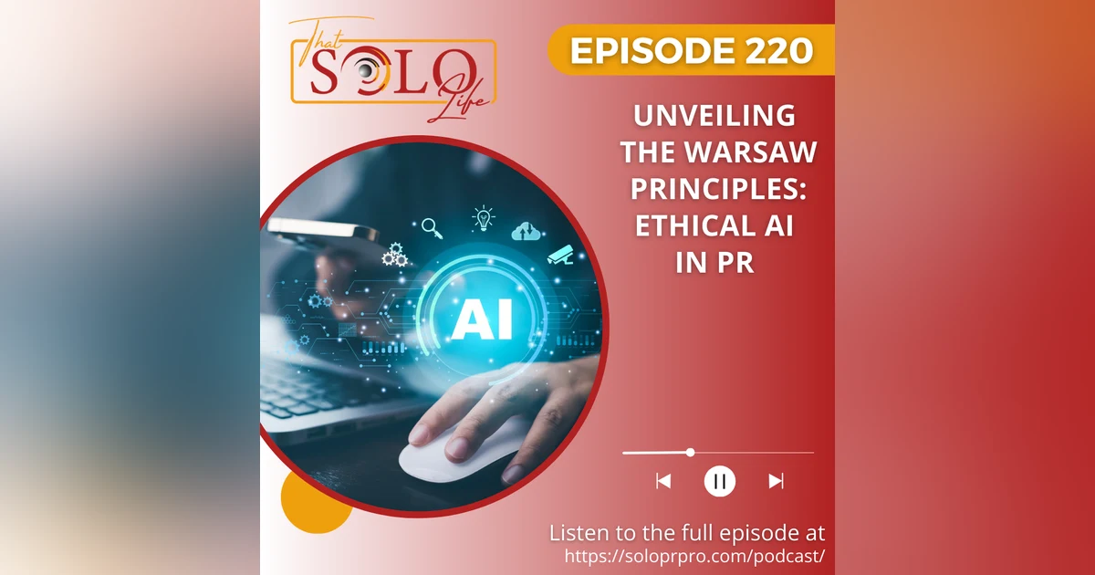 Unveiling the Warsaw Principles: Ethical AI in PR