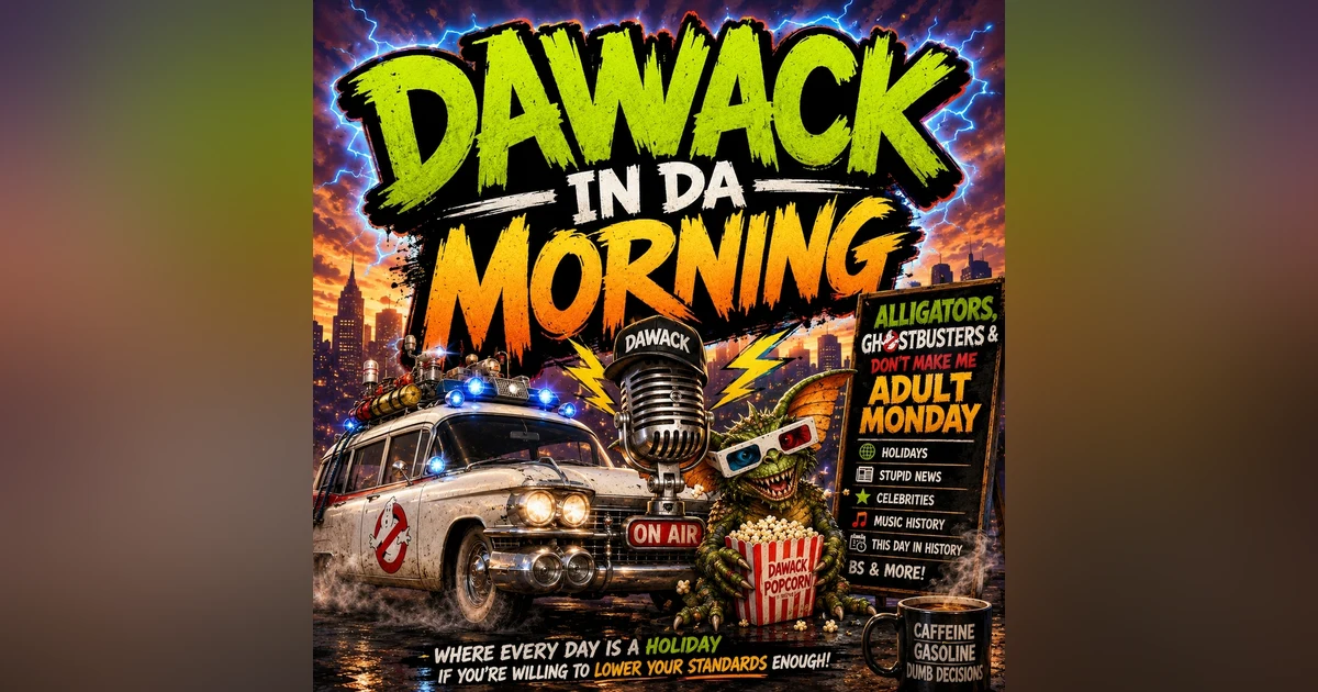 6 8 26 Alligators, Ghostbusters & Don’t Make Me Adult Monday