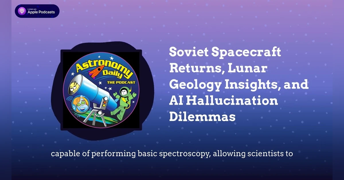 Soviet Spacecraft Returns, Lunar Geology Insights, and AI Hallucination Dilemmas