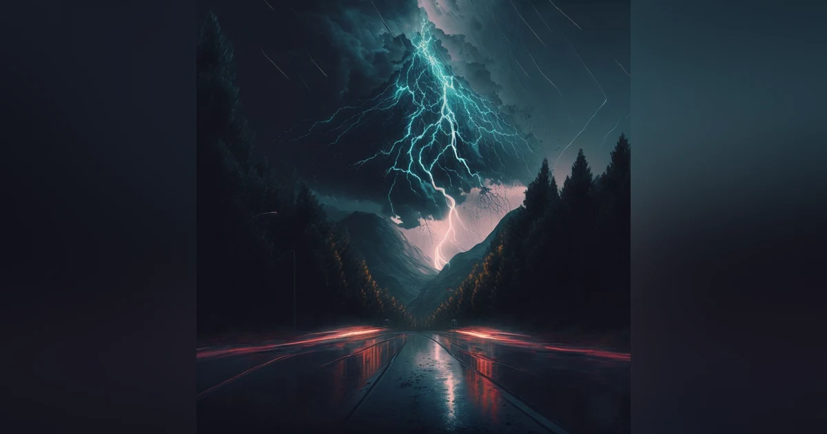 Incredible thunder and rain sound effects