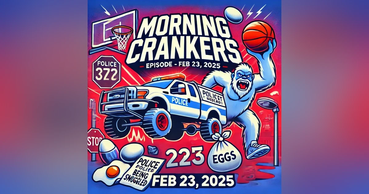 orning Crankers: Unregistered Cars, Smuggled Eggs, & Missouri Sports Madness – Feb 23, 2025