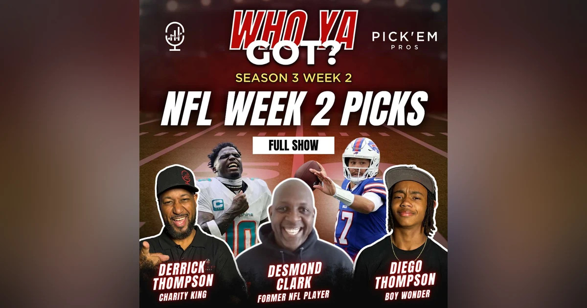 🏈 Week 2 NFL Picks LIVE! Bills Win, 49ers Drama & No-Brainer Picks #nfl #nflpicks #nflweek2