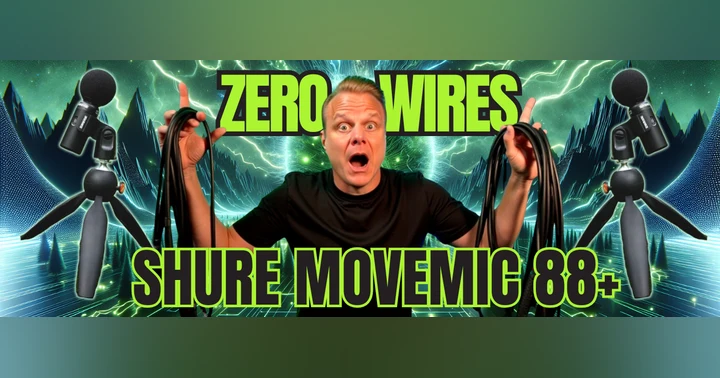 image for Shure MoveMic 88+: Versatile Wireless Audio Excellence!