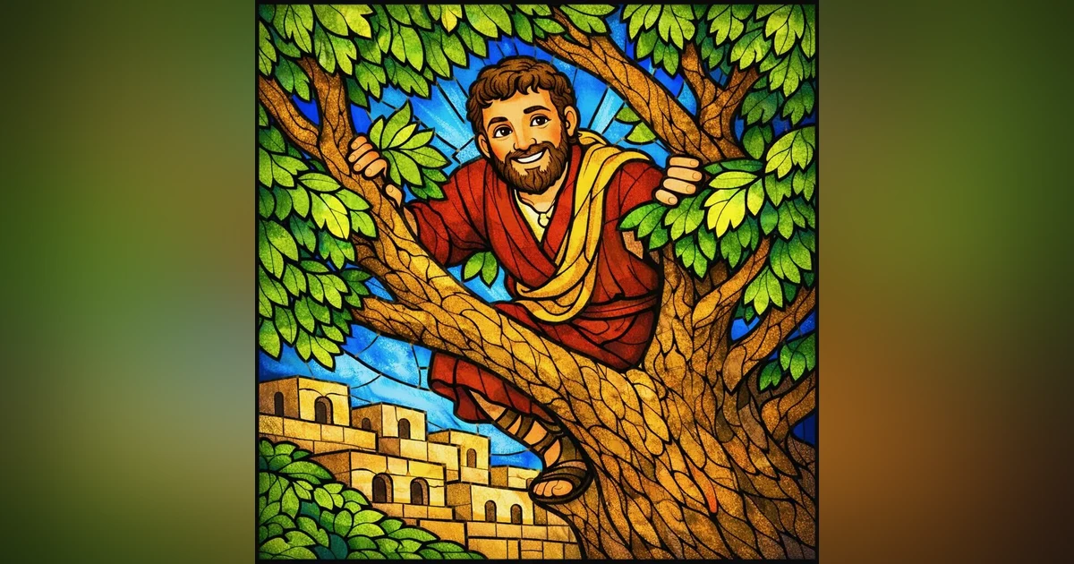 Jesus Meets Zacchaeus in the Tree | A Catholic Story & Family Meditation