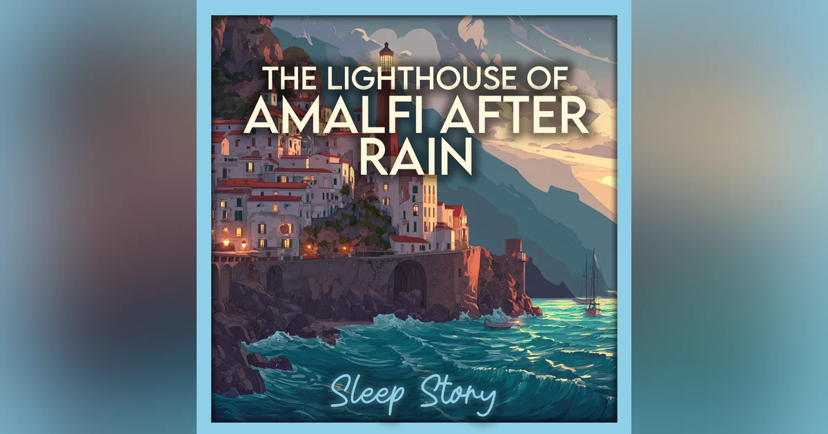 The Lighthouse After Rain | Cozy Bedtime Story for Adults on the Amalfi Coast | Deep Sleep & Relaxation