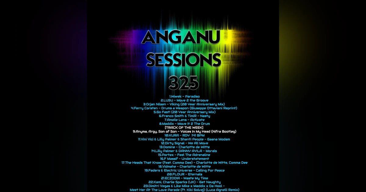 ANGANU SESSIONS #325 Track Of The Week - (Nifra Bootleg) Anyma, Argy, Son of Son - Voices In My Head