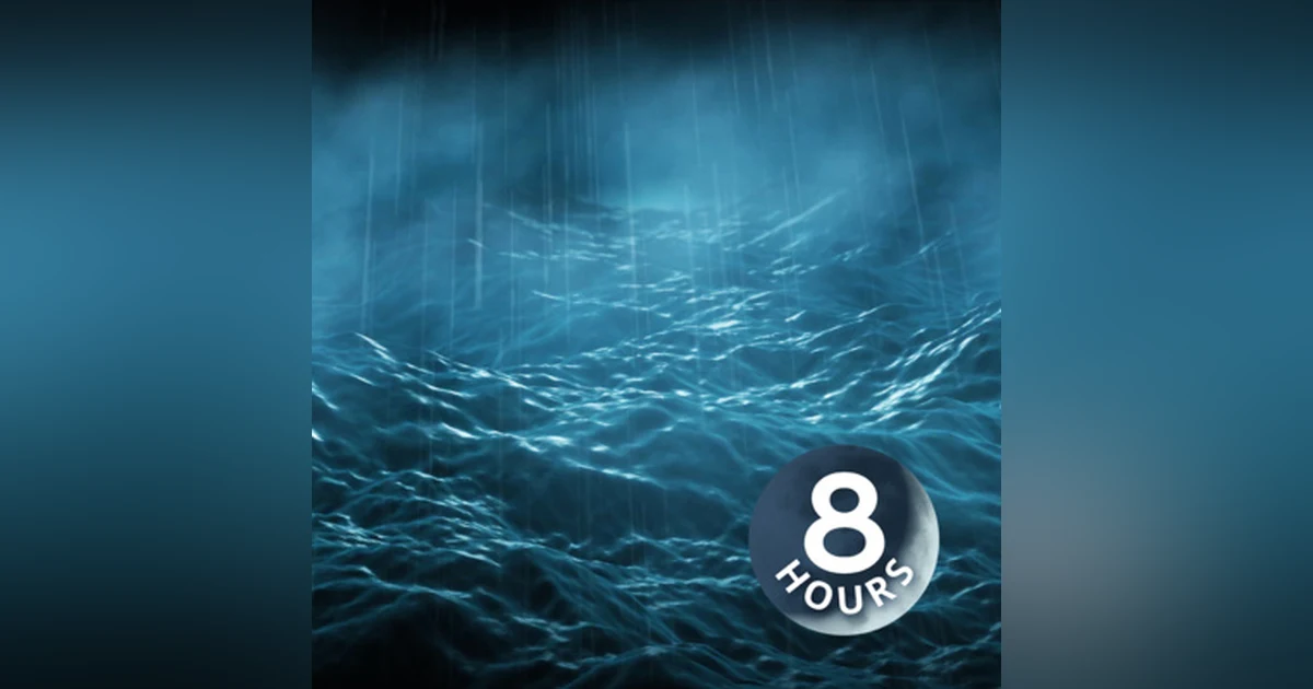 Rain & Stormy Ocean Sounds Aboard Wooden Ship 8 Hours | Sleep, Study, Focus | White Noise