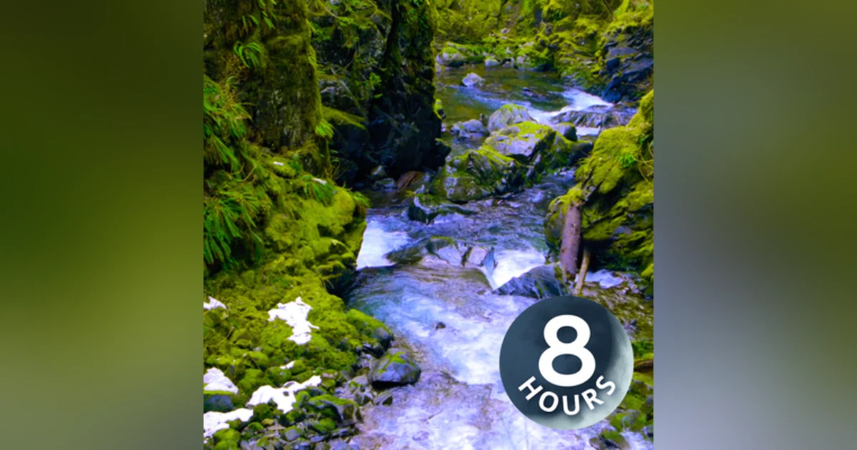 Relaxing Water Sounds for Sleeping, Studying or Stress Relief | River White Noise 8 Hours
