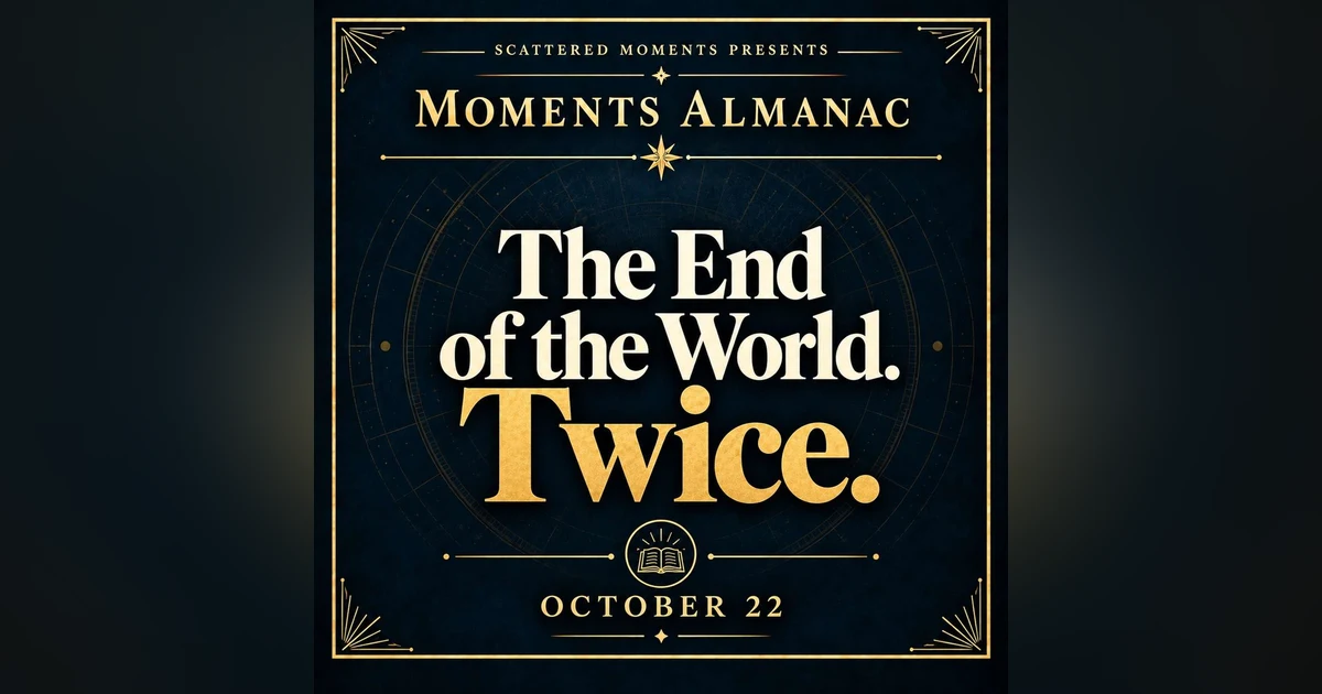 October 22 | Moments Almanac | Apocalypse