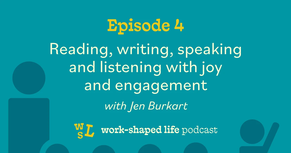 Reading, writing, speaking and listening with joy and engagement | literacy specialist