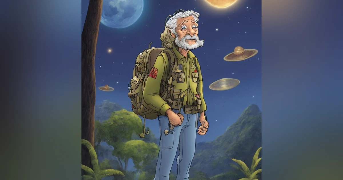 "War Vet vs. Cosmic Comrades: A Close Encounter of the Hilarious Kind"
