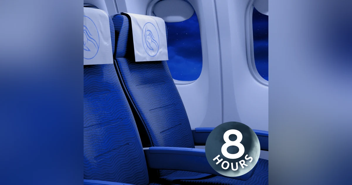 Fall Asleep to Airplane White Noise 8 Hours