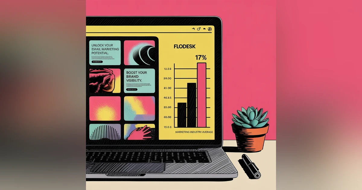 Flodesk Email Marketing Achieves 17% More Visibility Than Your Industry's Average. Here's How?