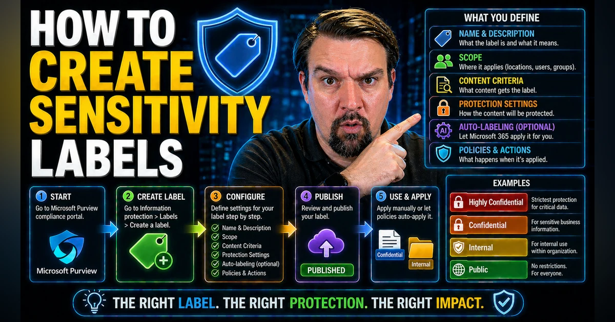 How to Create Sensitivity Labels in Microsoft 365
