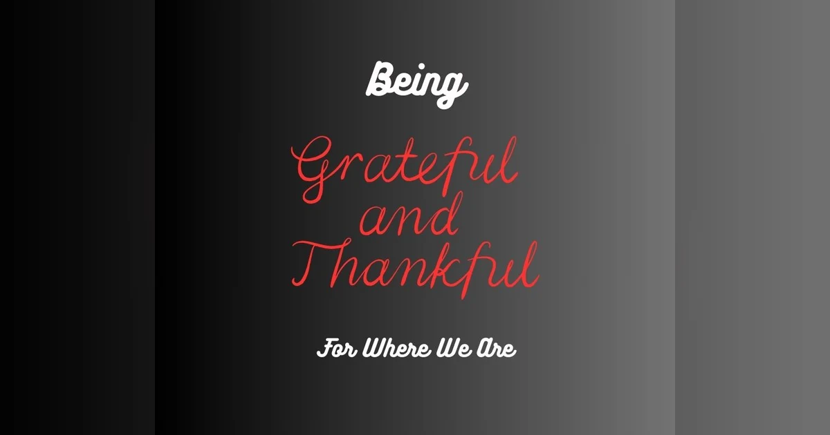 Podcast #346-Being Thankful For Where We Are