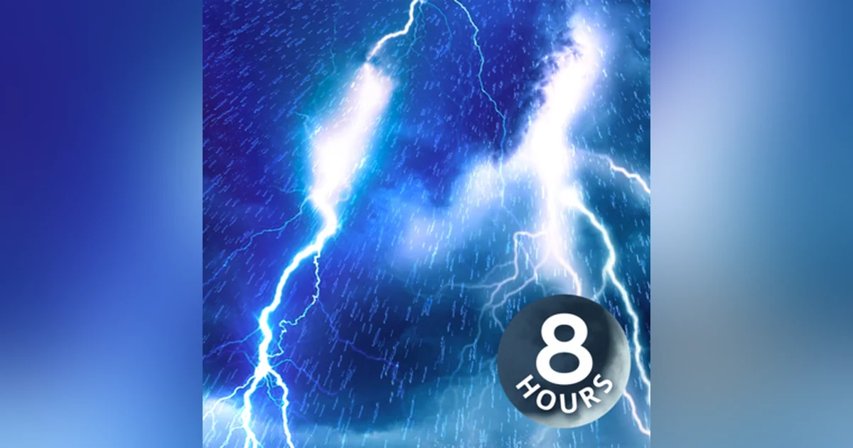 Epic Thunder & Rain 8 Hours | Rainstorm Sounds for Relaxing, Focus or Sleep