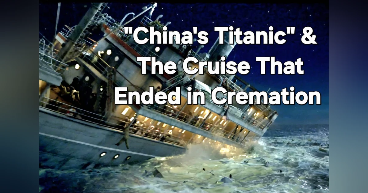 S5-E11 -  “China’s Titanic” (1949) & The Cruise That Ended in Cremation (1994)