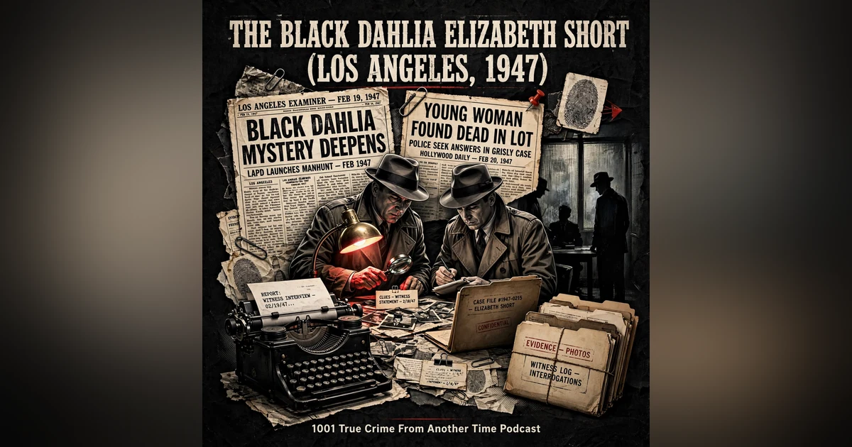 THE BLACK DAHLIA-ELIZABETH SHORT (LOS ANGELES, 1947)